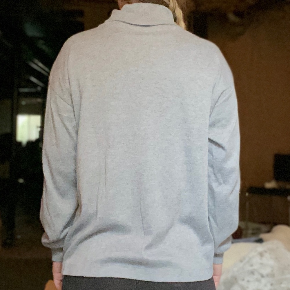 grey turtleneck - Picture 2 of 2
